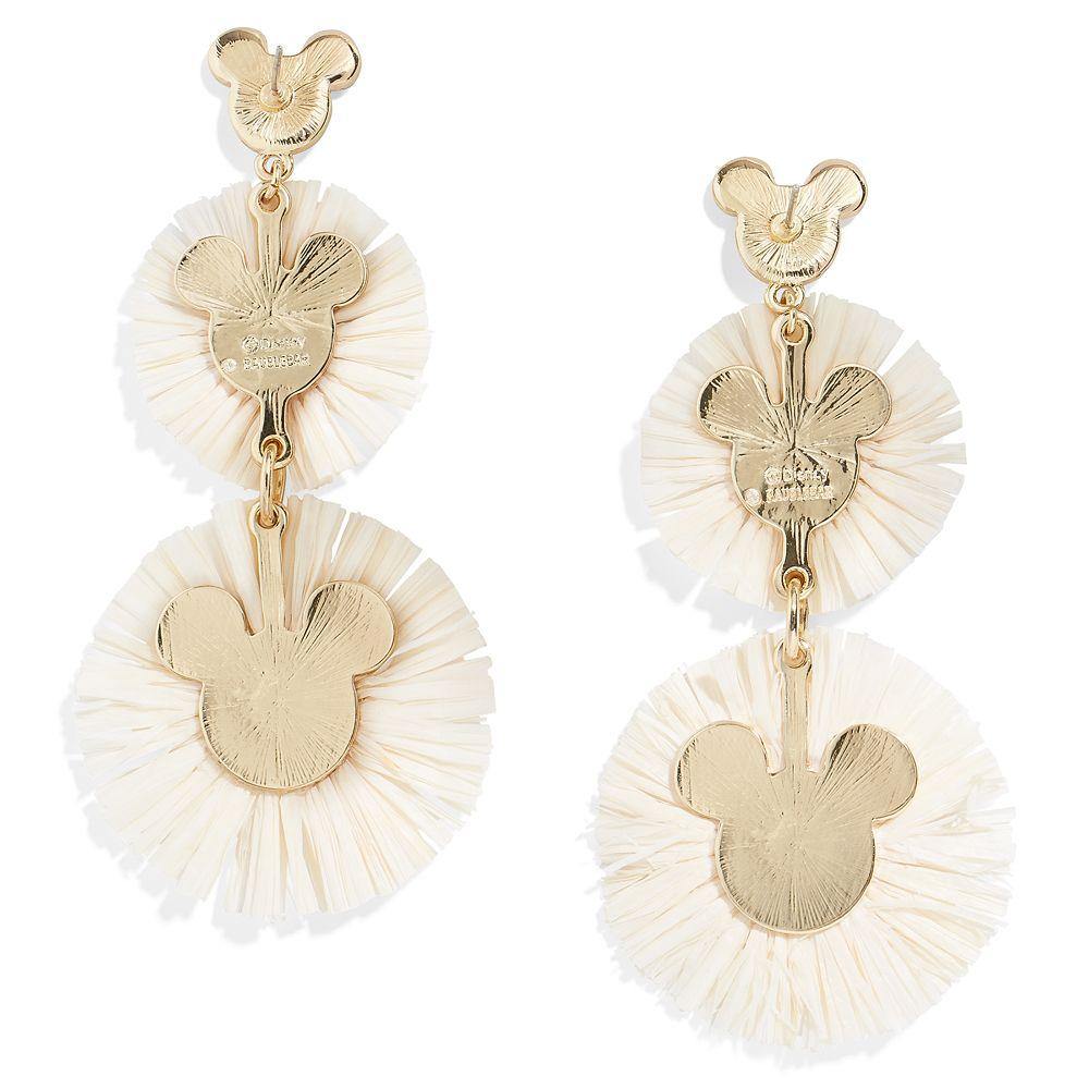 Disney Mickey Icon Raffia Tropical Earrings by BaubleBar - World of Treasures