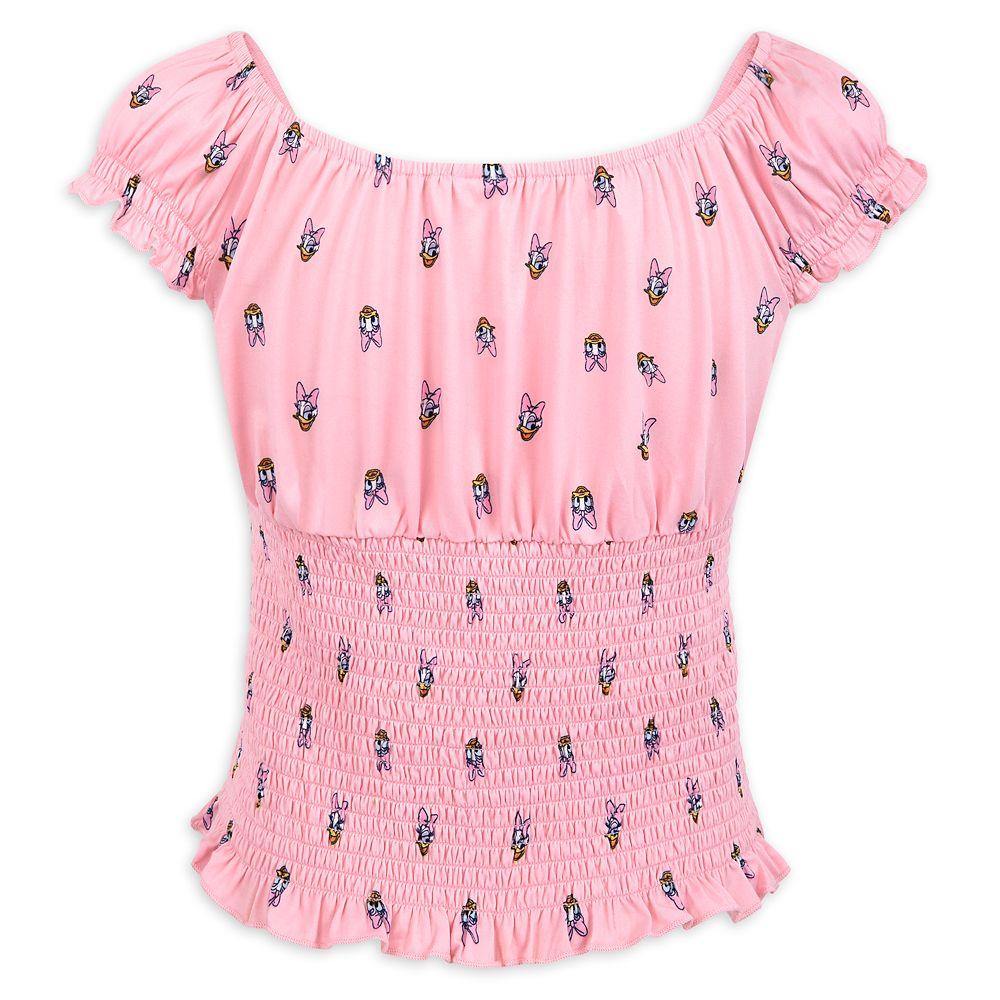Daisy Duck Peasant Blouse Shirt for Adults - World of Treasures