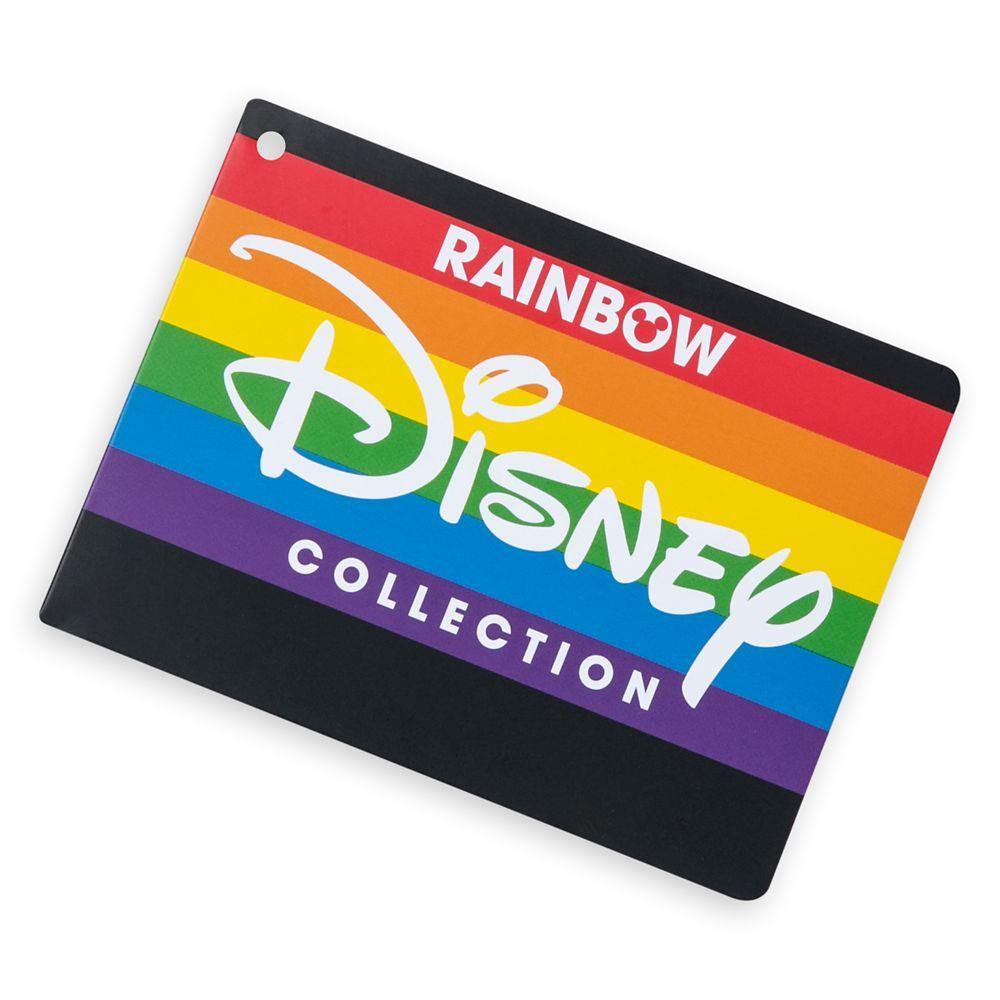 Walt Disney World Rainbow Collection Mickey Mouse Heart Hands Ringer T-Shirt for Adults - World of Treasures