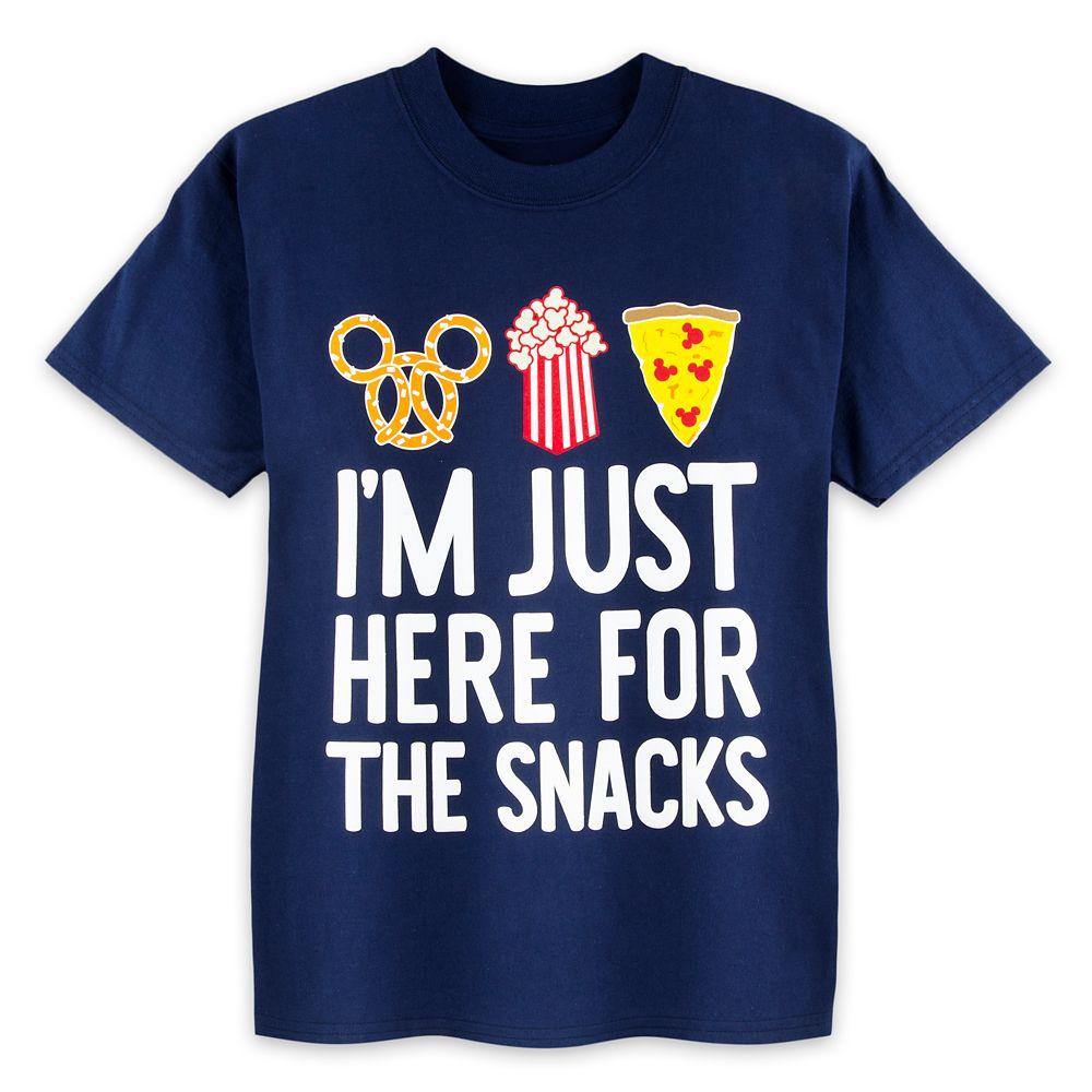 Disney Parks ''Here For The Snacks'' T-Shirt for Kids - World of Treasures
