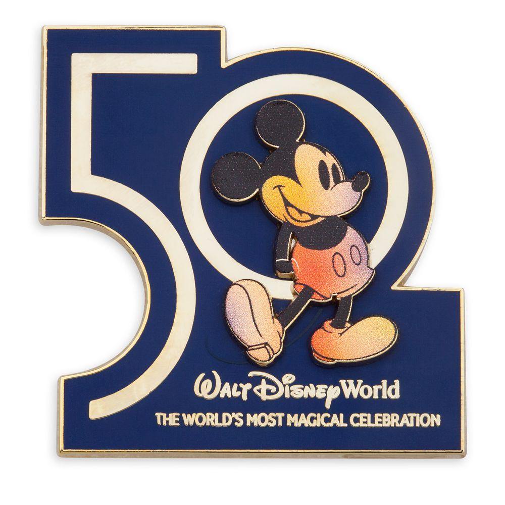 Walt Disney World 50th Anniversary Mickey Pin– Limited Release - World of Treasures