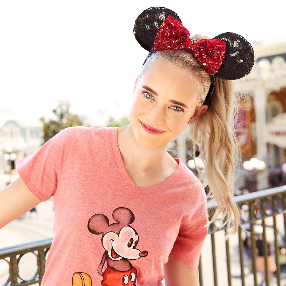 Minnie Mouse Sequin Ear Headband - World of Treasures