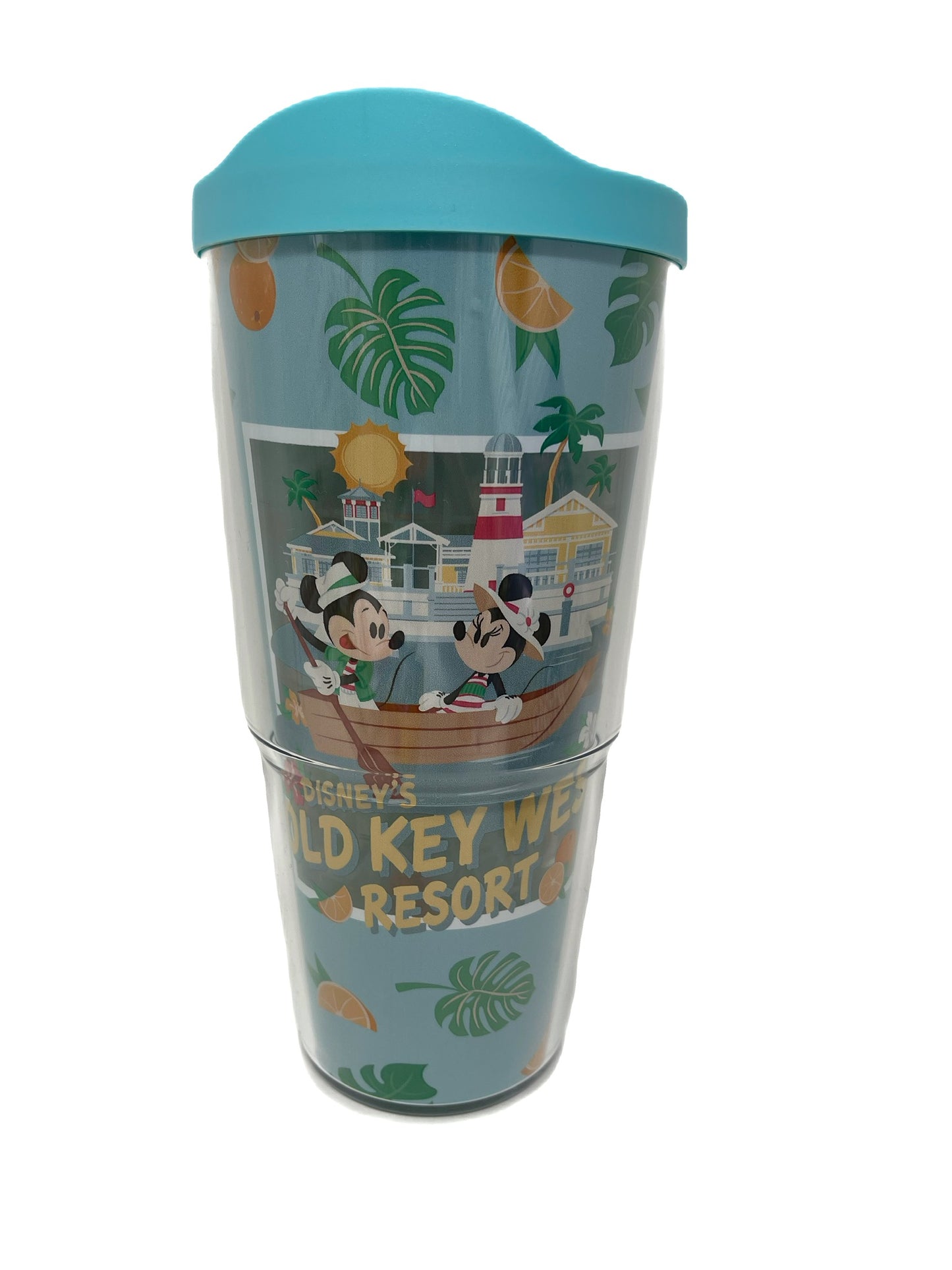 Disney Old Key West Resort Minnie and Mickey Tervis Tumbler Cup with Lid