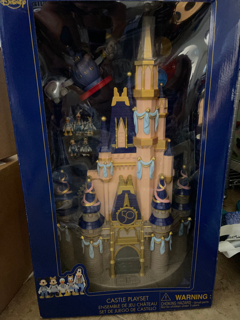 Walt Disney World 50th Anniversary Castle Playset