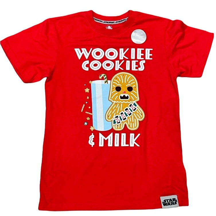 Disney Star Wars Chewbacca Holiday Kids Shirt-Christmas 2021