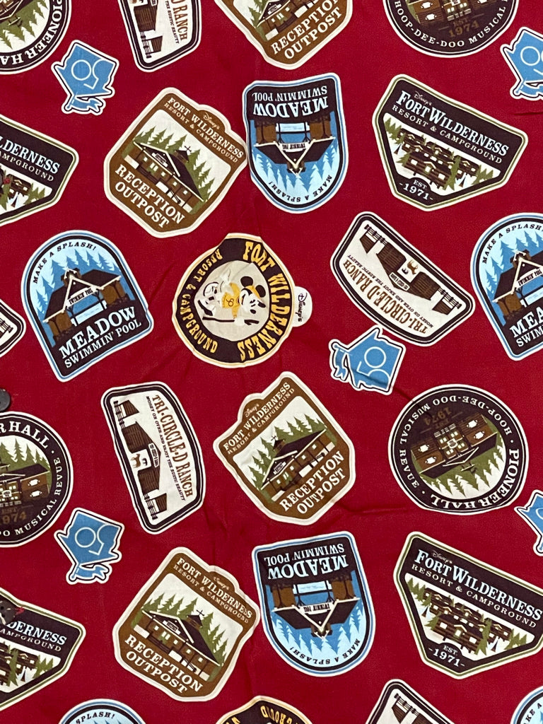 Disney Fort Wilderness Resort 50th Anniversary Button Down