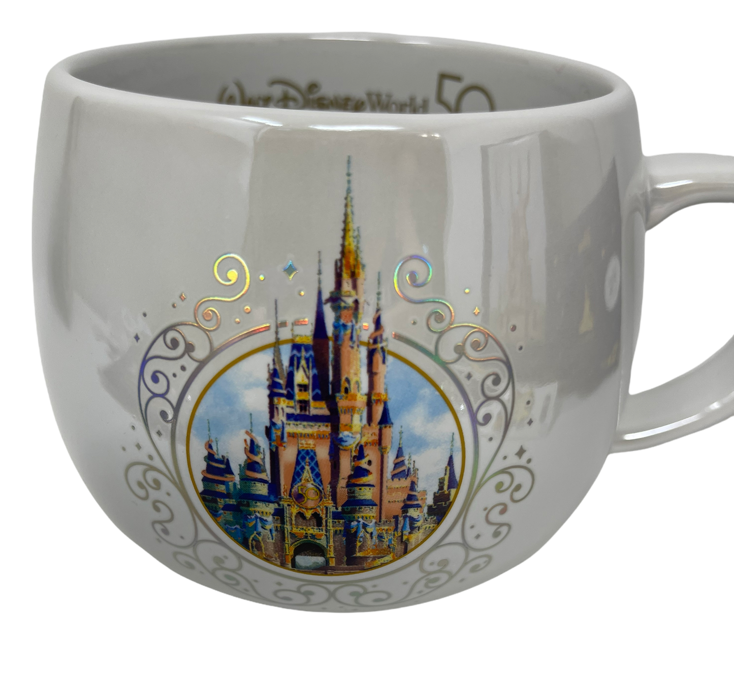 Walt Disney World 50th Anniversary Iridescent Castle Mug