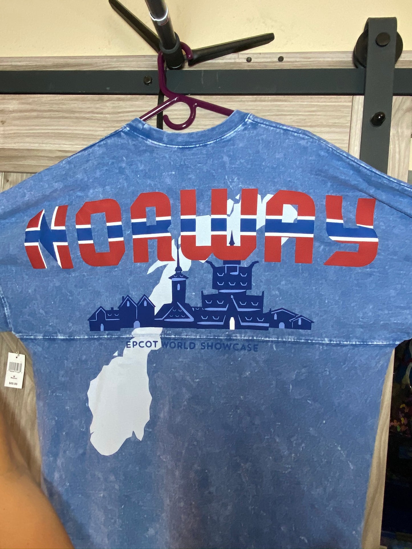 Disney Epcot World Showcase Mickey Norway Spirit Jersey