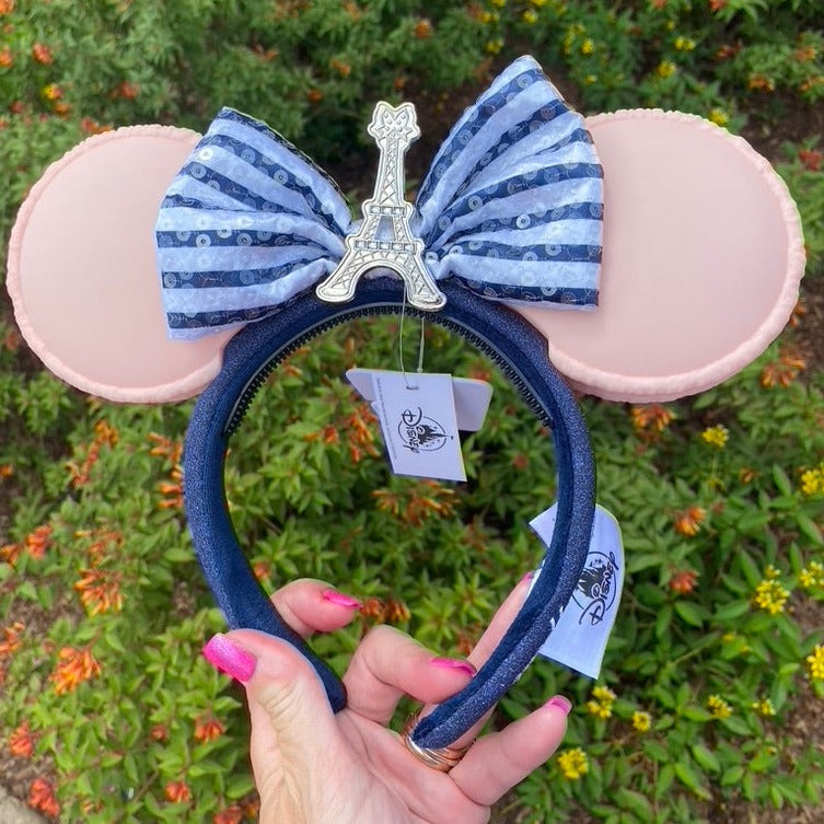 Disney Epcot France Macaron Ear Headband-Eiffel Tower