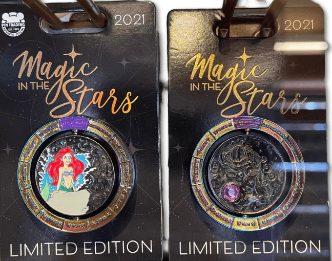 Disney Magic in the Stars Little Mermaid Ariel Spinner Pin-Limited Edition
