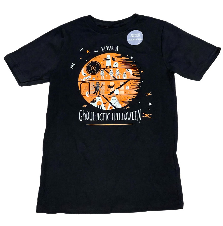 Disney Star Wars Ghoul-Atic Halloween Adult Shirt-Glow in the Dark