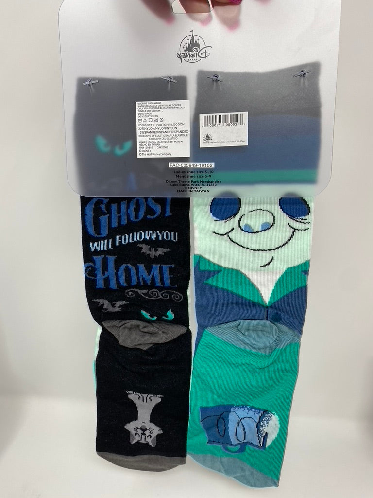 Disney Haunted Mansion Hitchhiking Ghost Socks