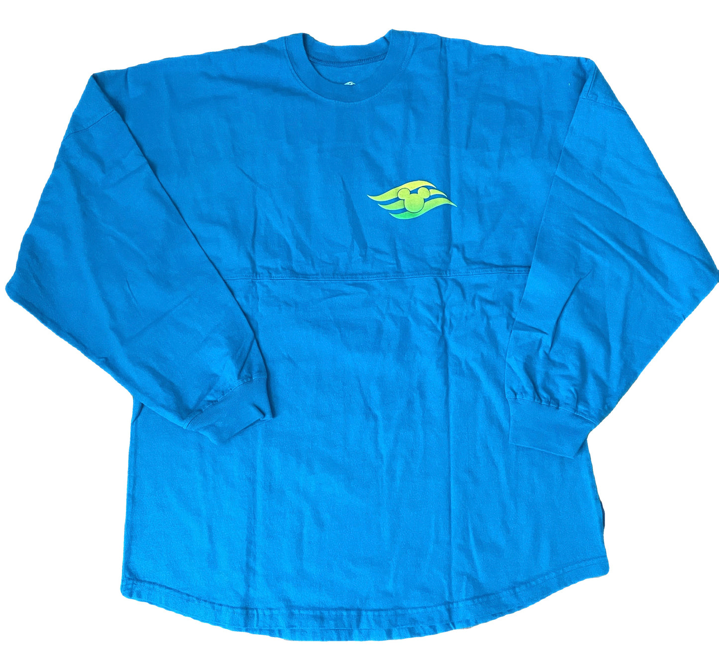 Disney Cruise Line DCL Neon Blue Mickey Spirit Jersey small