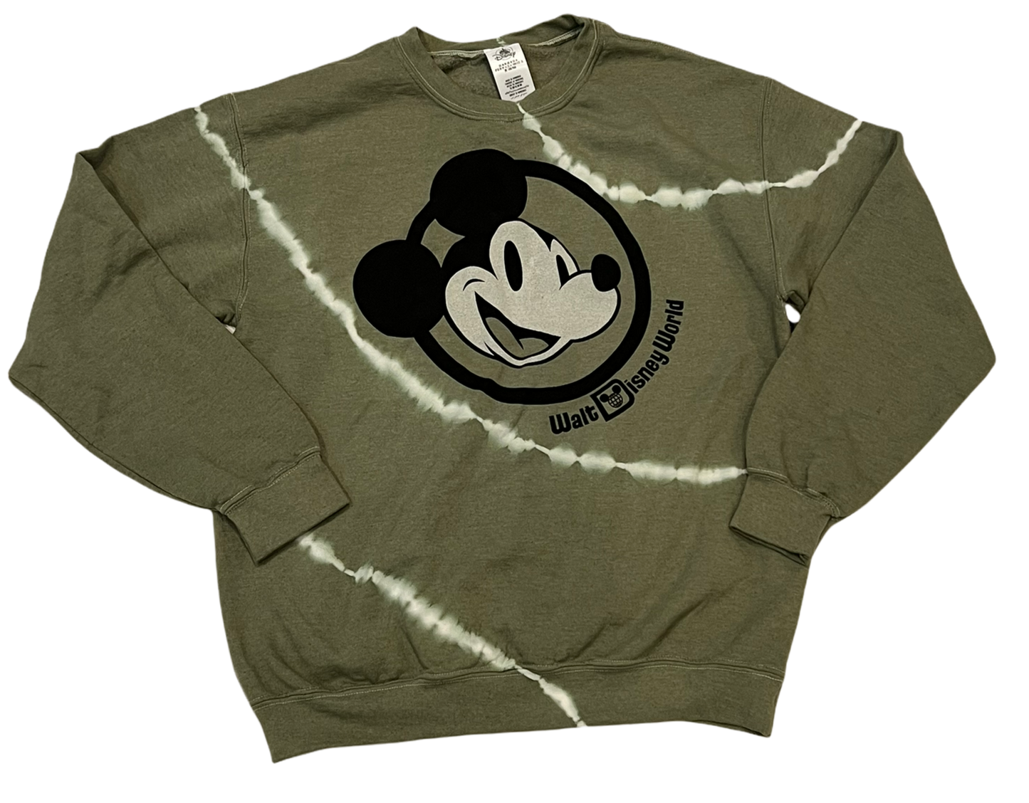 Walt Disney World Mickey Tie Dye Pullover-Sage