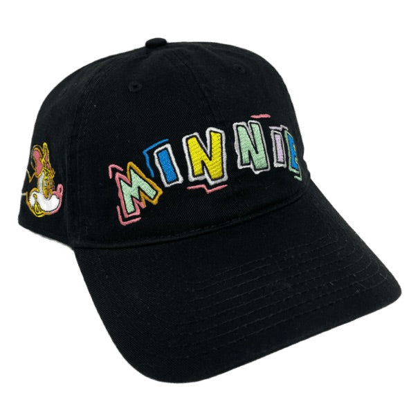 Disney Minnie Colorful Embroidered NEFF Baseball Hat