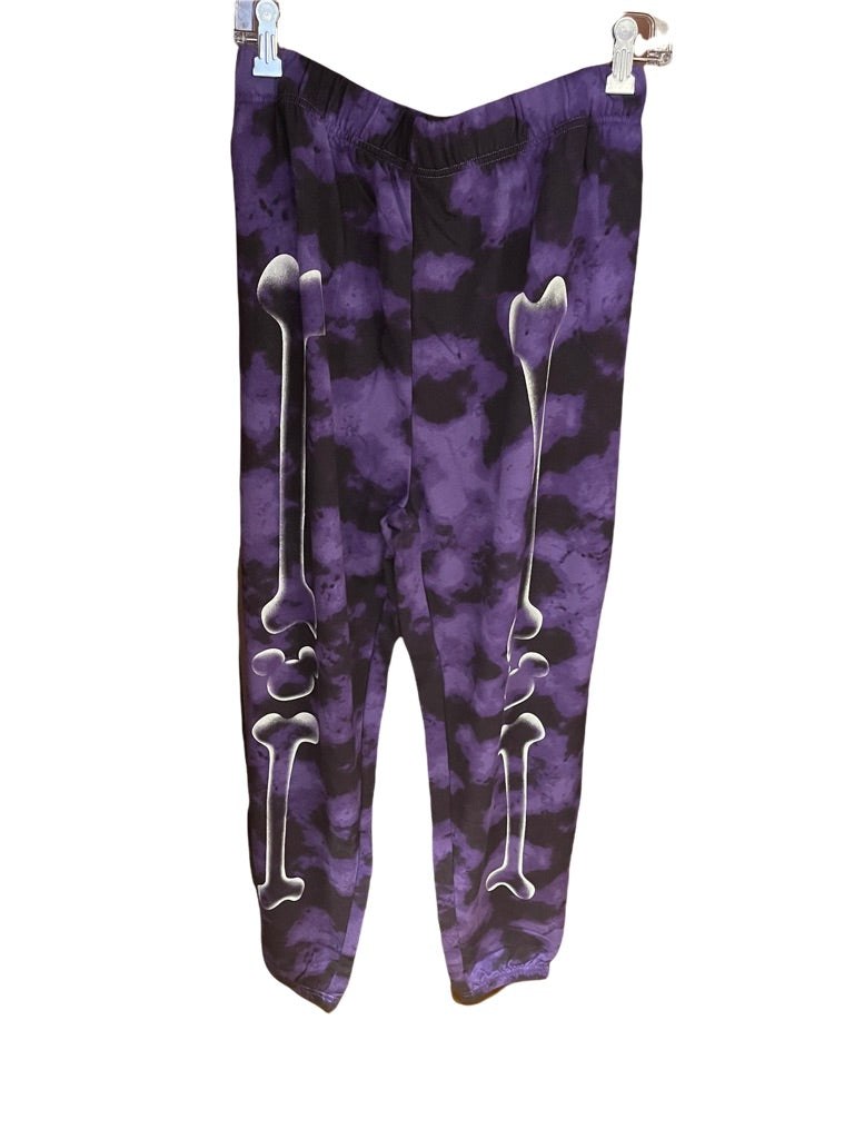 Disney Mickey Skeleton Tie Dye Acid Wash Jogger Sweatpants