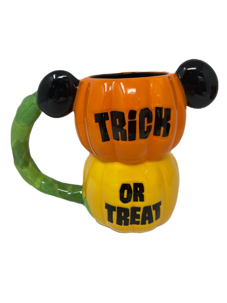 Disney Mickey Pumpkin Trick or Treat Mug Halloween 2021