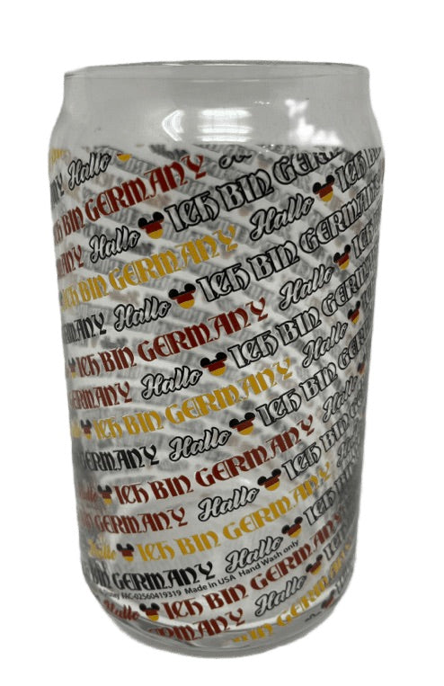 Disney Epcot Germany Mickey Hallo Ich Bin Glass