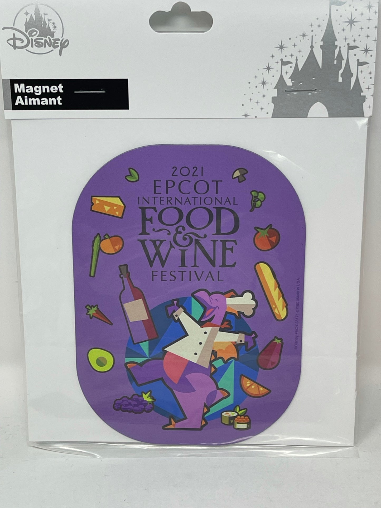 Disney Epcot Food and Wine Festival 2021 Figment Magnet