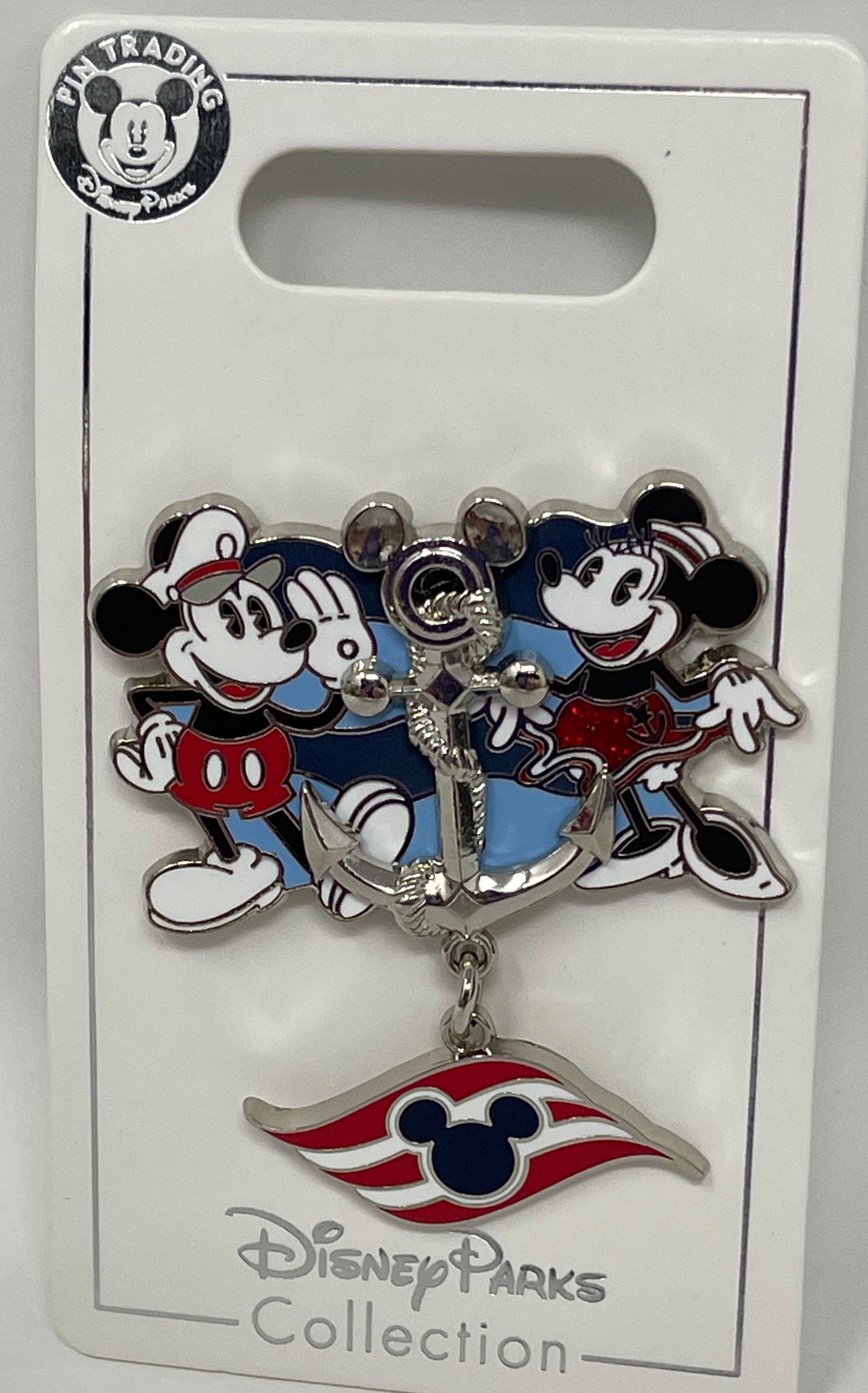 Disney Cruise Line Mickey and Minnie with Anchor Pin