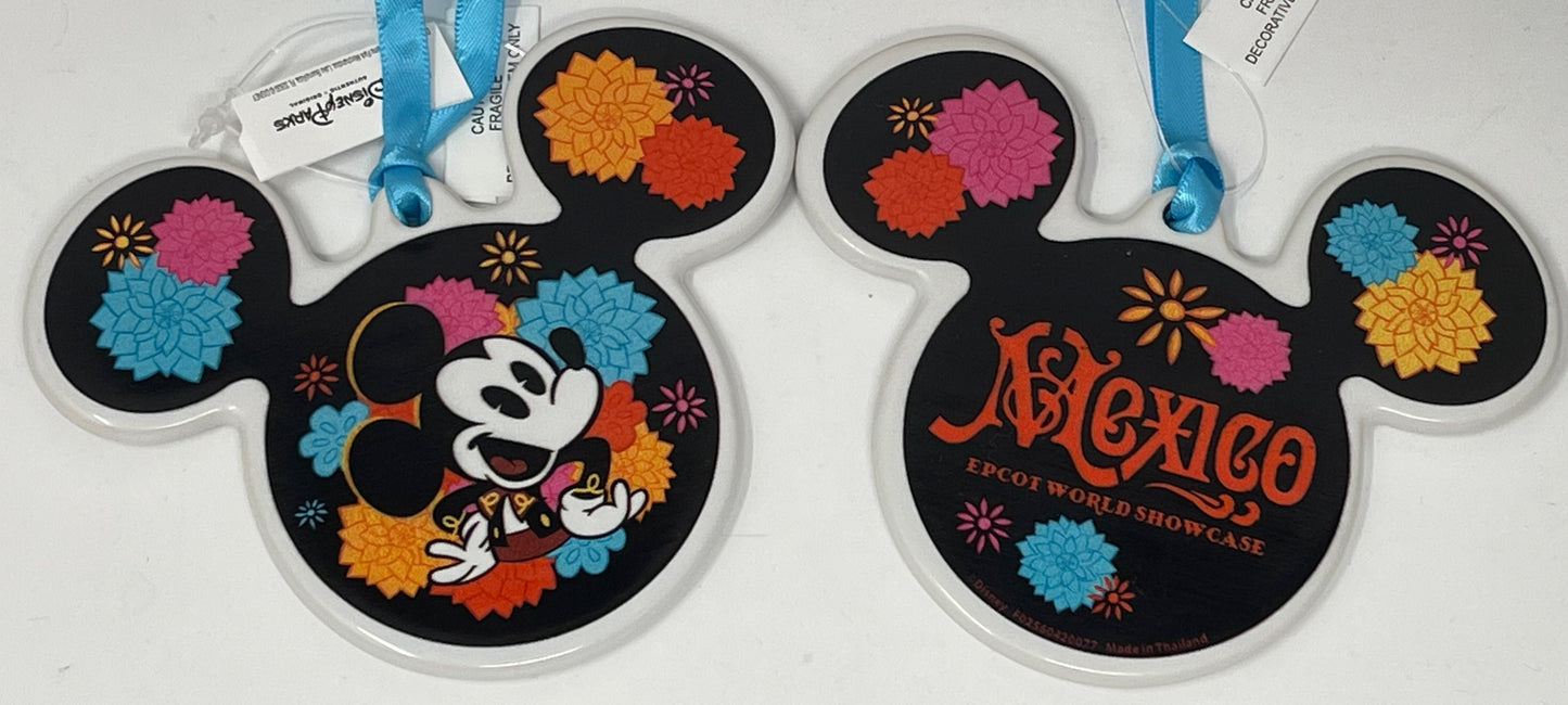 Disney Epcot Mexico World Showcase Mickey Ornament