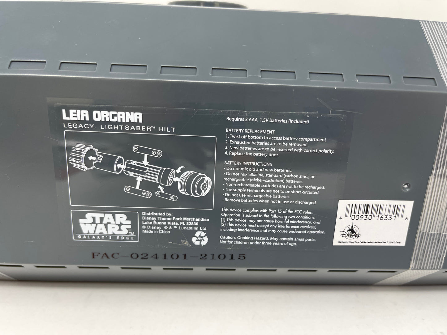 Disney Star Wars Leia Organa Legacy Lightsaber Hilt