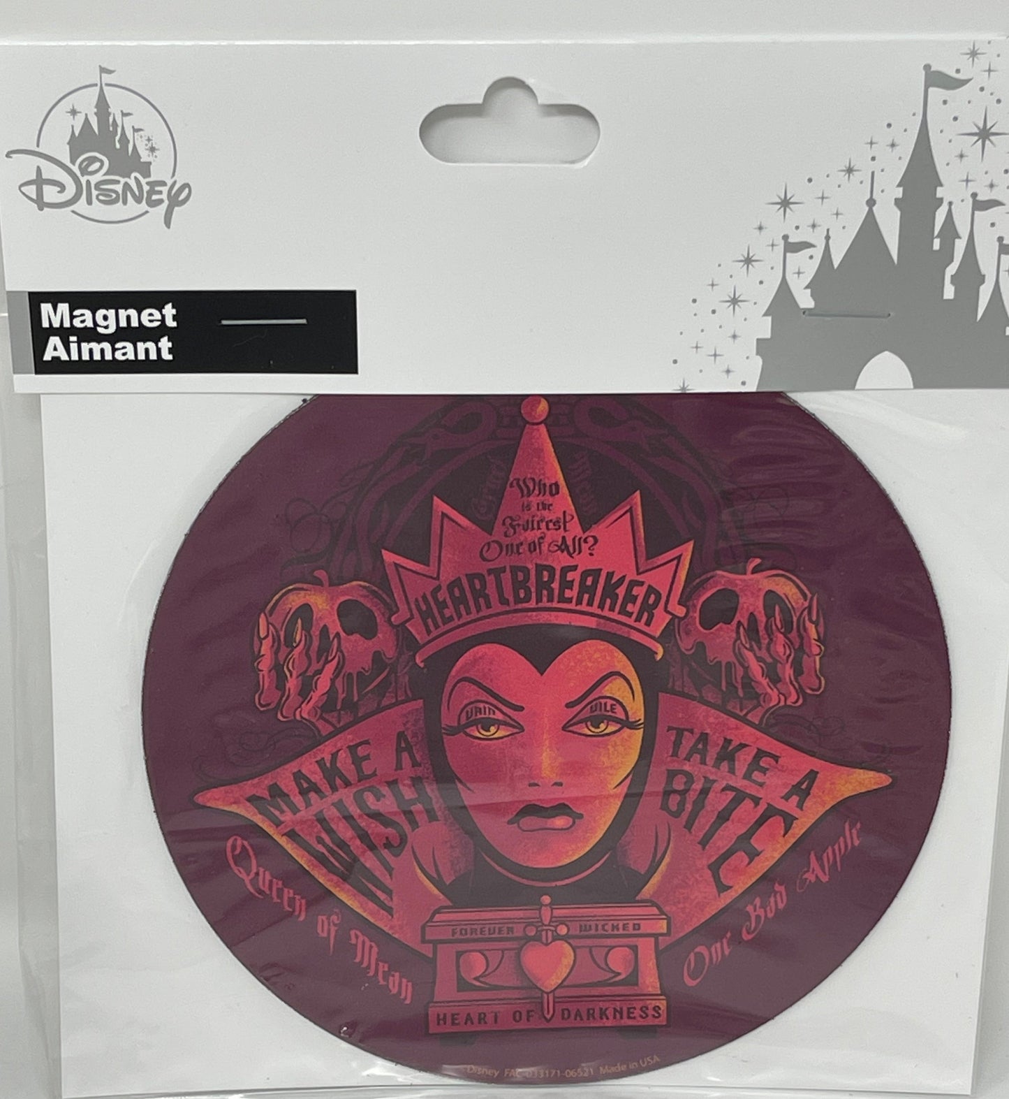 Disney Snow White Evil Queen “Take A Bite” Magnet