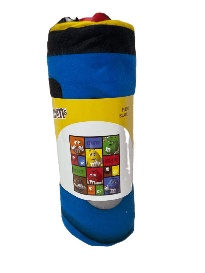 Disney M&M Fleece Blanket Throw