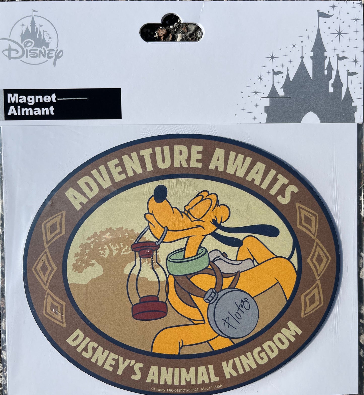 Disney Animal Kingdom Pluto Adventure Awaits Magnet