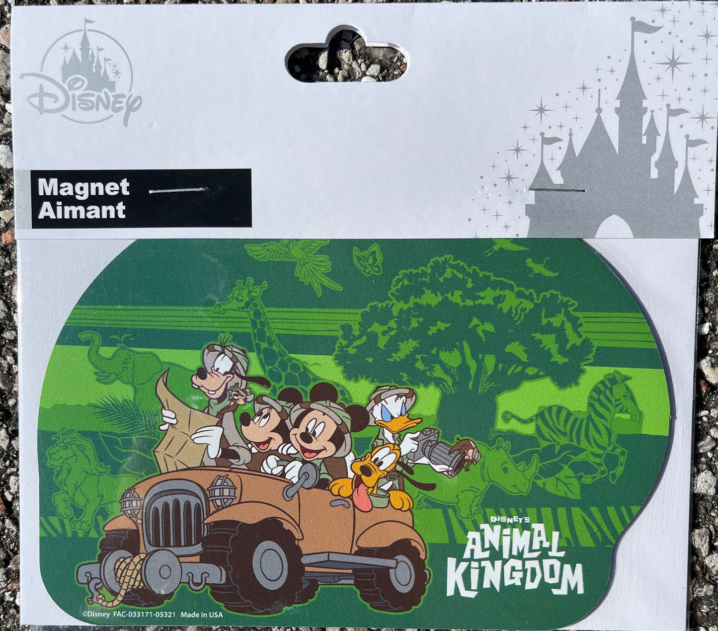 Disney Animal Kingdom Mickey and Friends Safari Magnet