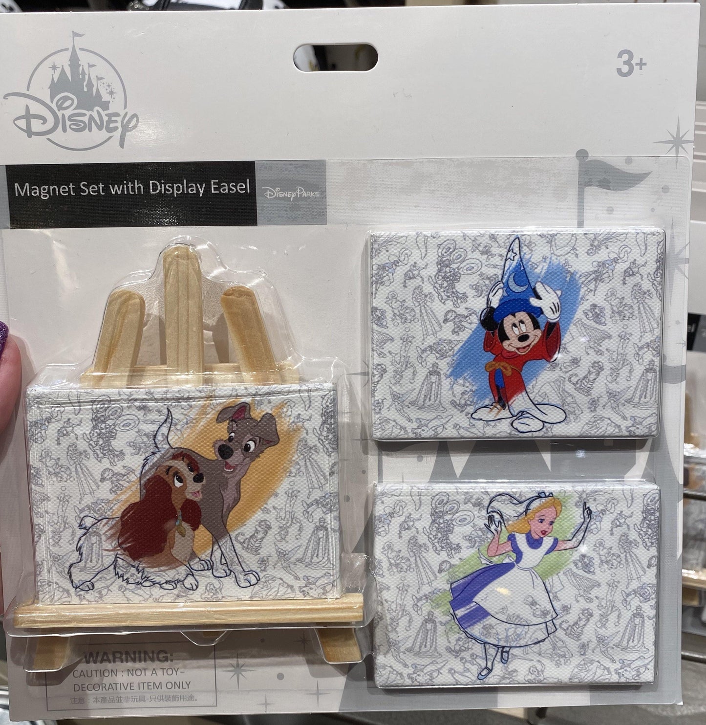 Disney Ink and Paint Easel and Canvas Magnet Set - World of Treasures