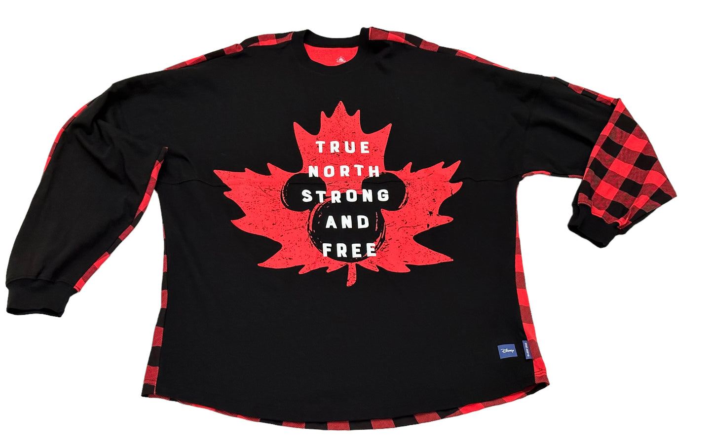 Disney Epcot Canada Buffalo Plaid Mickey Spirit Jersey-2023 Large