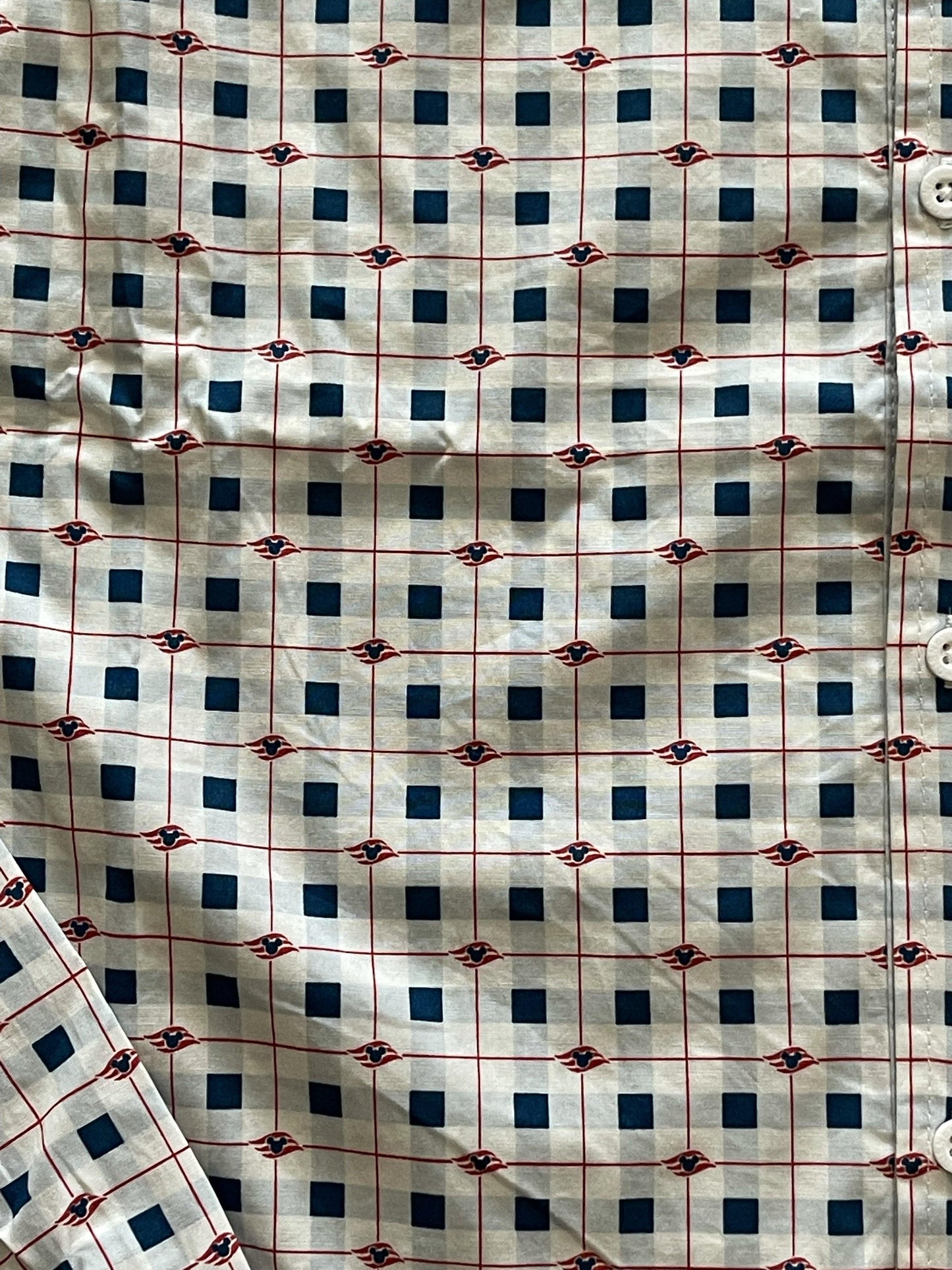 Disney Cruise Line Mens Long Sleeve Button Shirt - World of Treasures