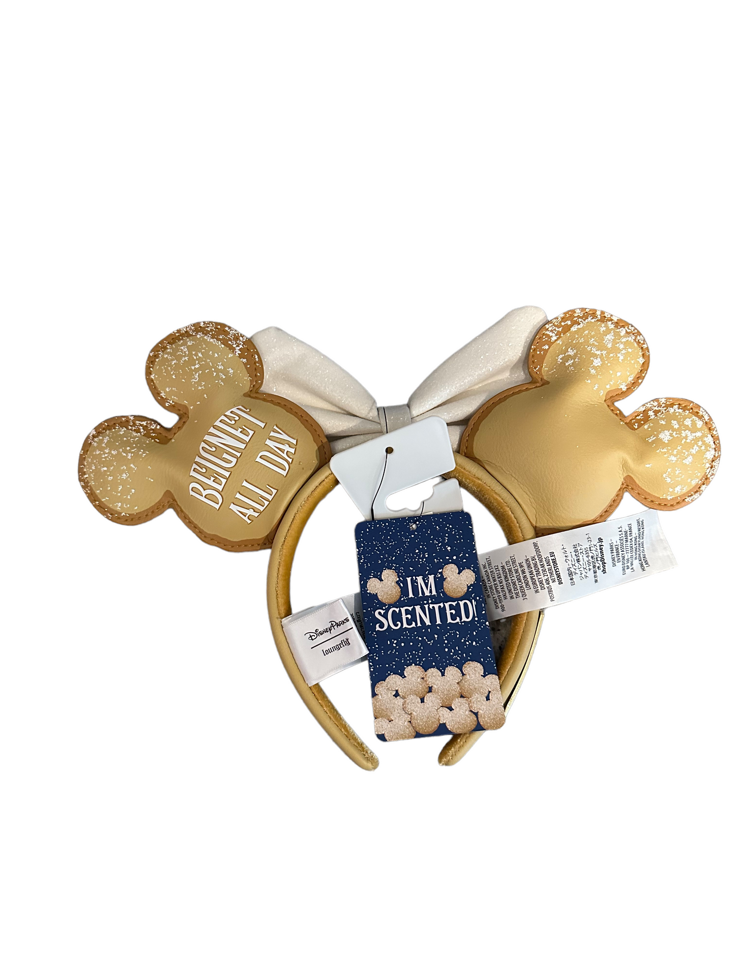 Disney Beignet All Day Mickey Loungefly Ear Scented Headband Port Orleans Resort