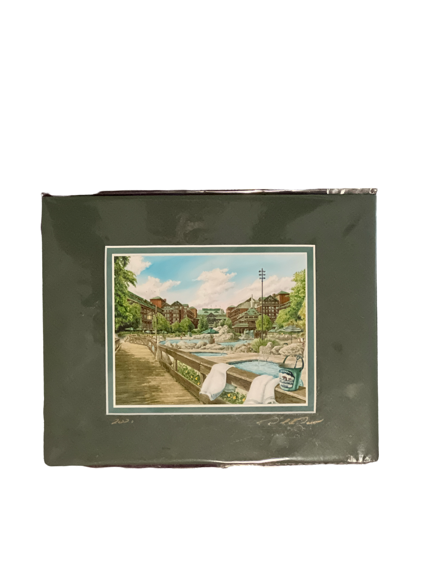 Disney Wilderness Lodge SIGNED by David Doss 8x10” Matted Print