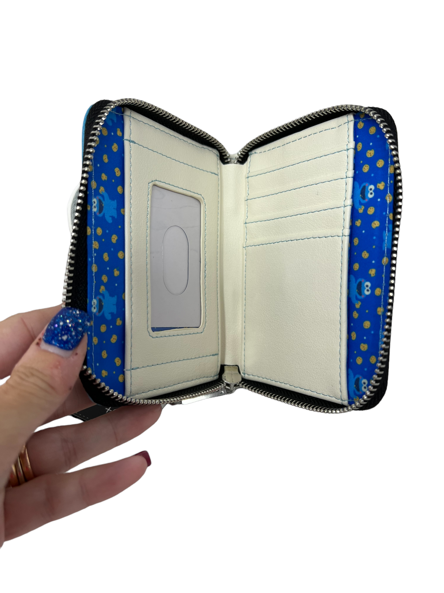 Sesame Street Cookie Monster Loungefly Wallet SeaWorld Exclusive