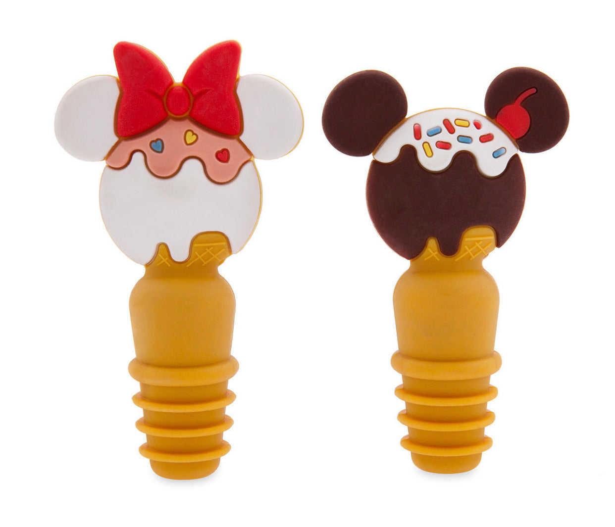 Disney Mickey and Minnie Cupcake Set of 2 Wine Stoppers