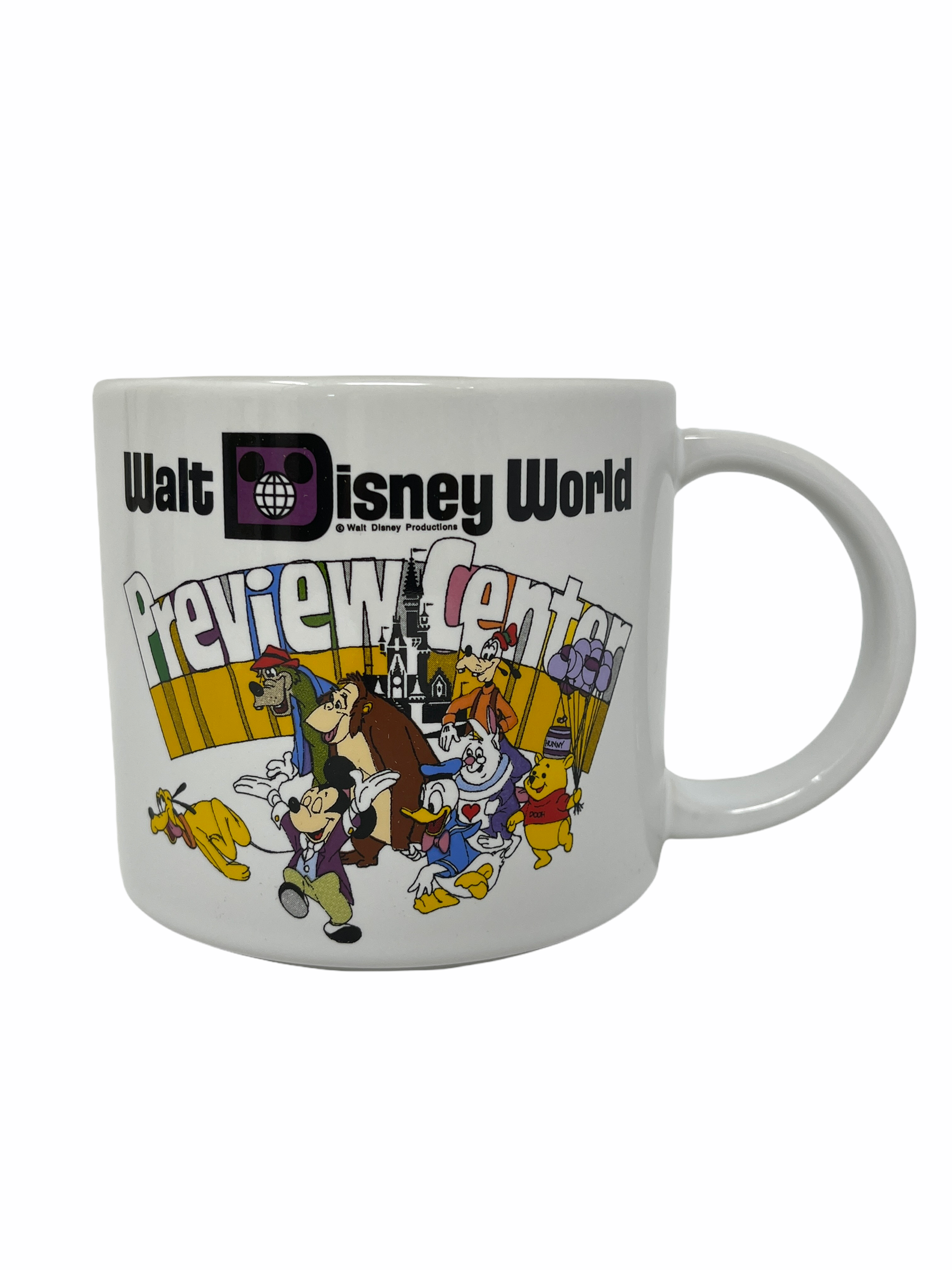 Mickey and Friends Preview Center Mug from Walt Disney World 50th Anni –  World of Treasures