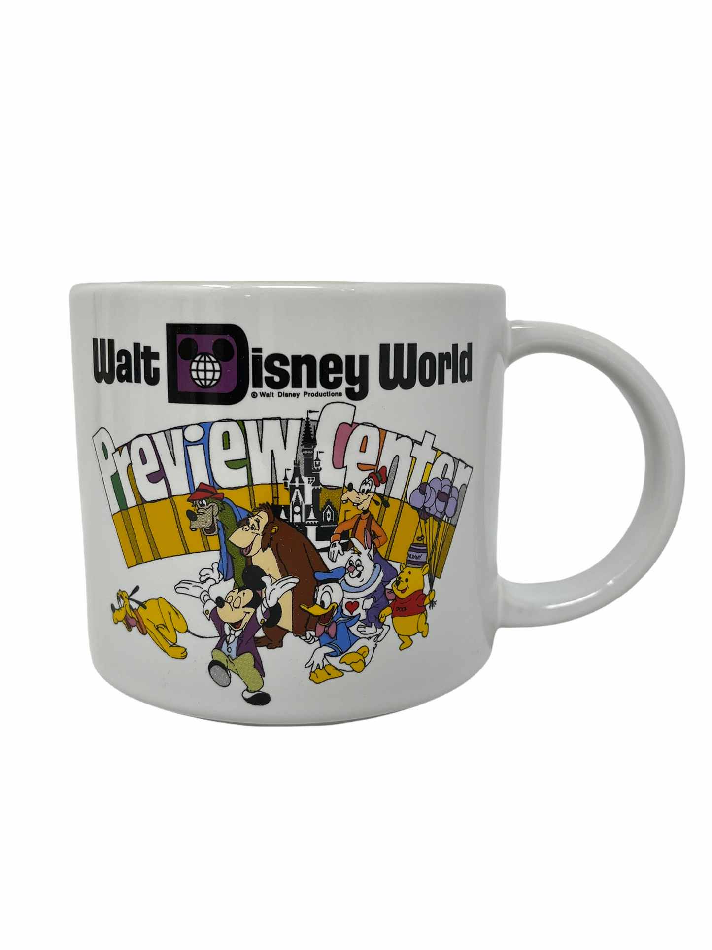 Mickey and Friends Preview Center Mug from Walt Disney World 50th Anniversary