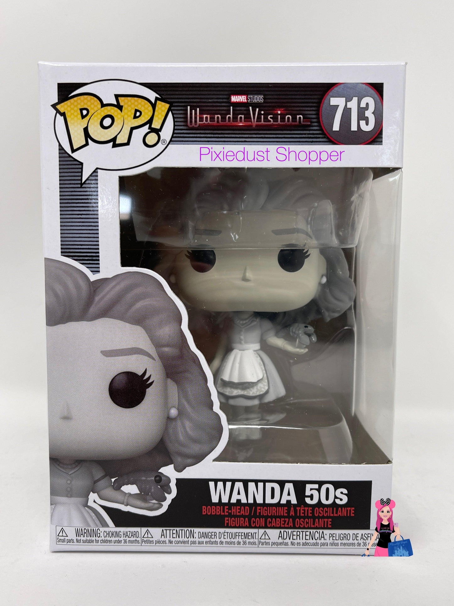 Disney Funko POP! WandaVision Figure #713 Wanda 50s - World of Treasures