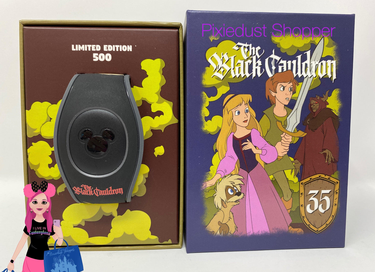 Disney Black Cauldron Magicband Limited Edition 500 - World of Treasures