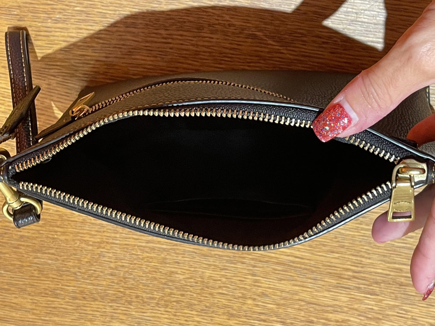 Disney X COACH Minnie Charlie Pouch Wristlet Purse - World of Treasures