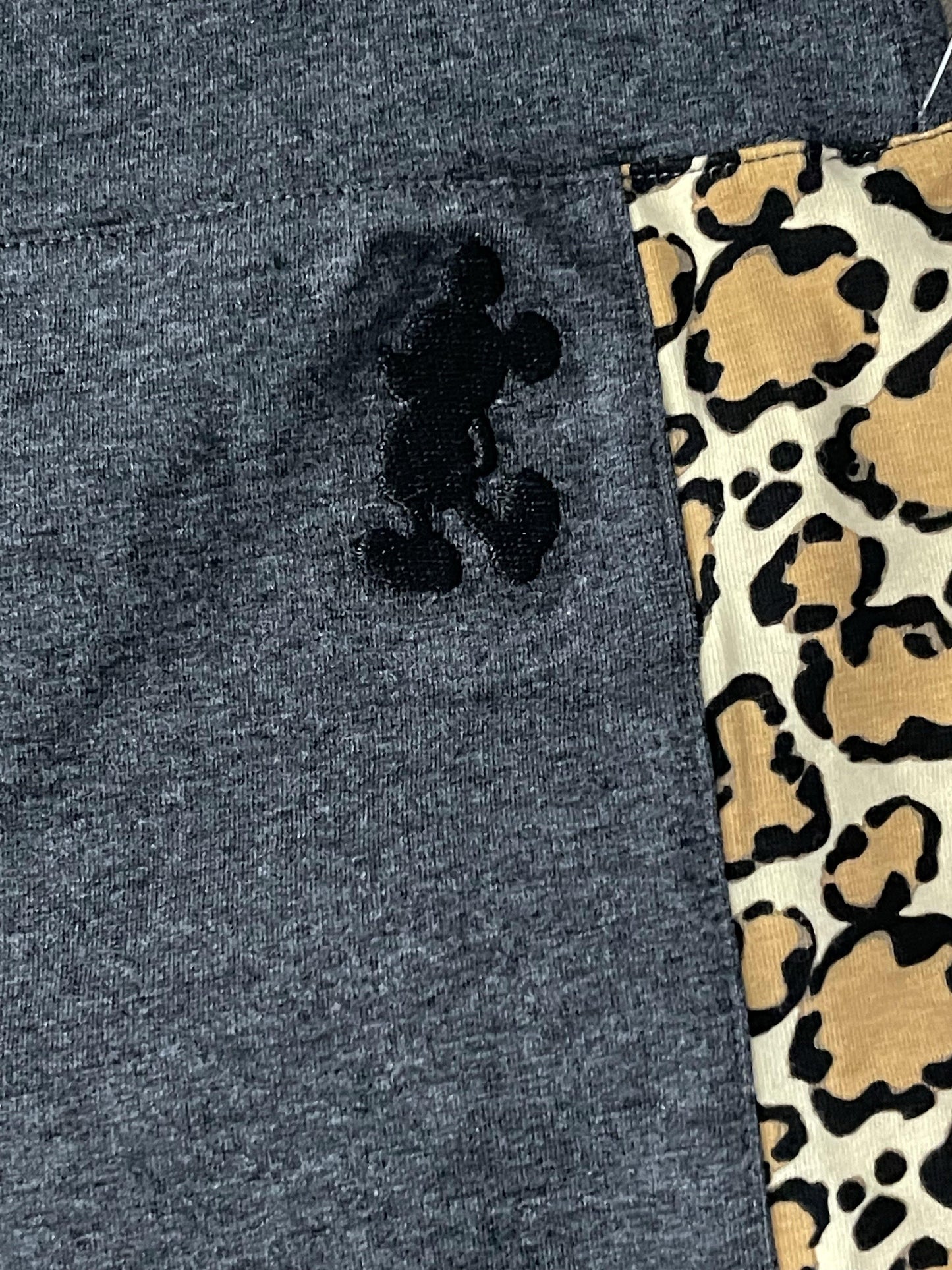 Disney Mickey Mouse Animal Print Bike Shorts for Women - World of Treasures