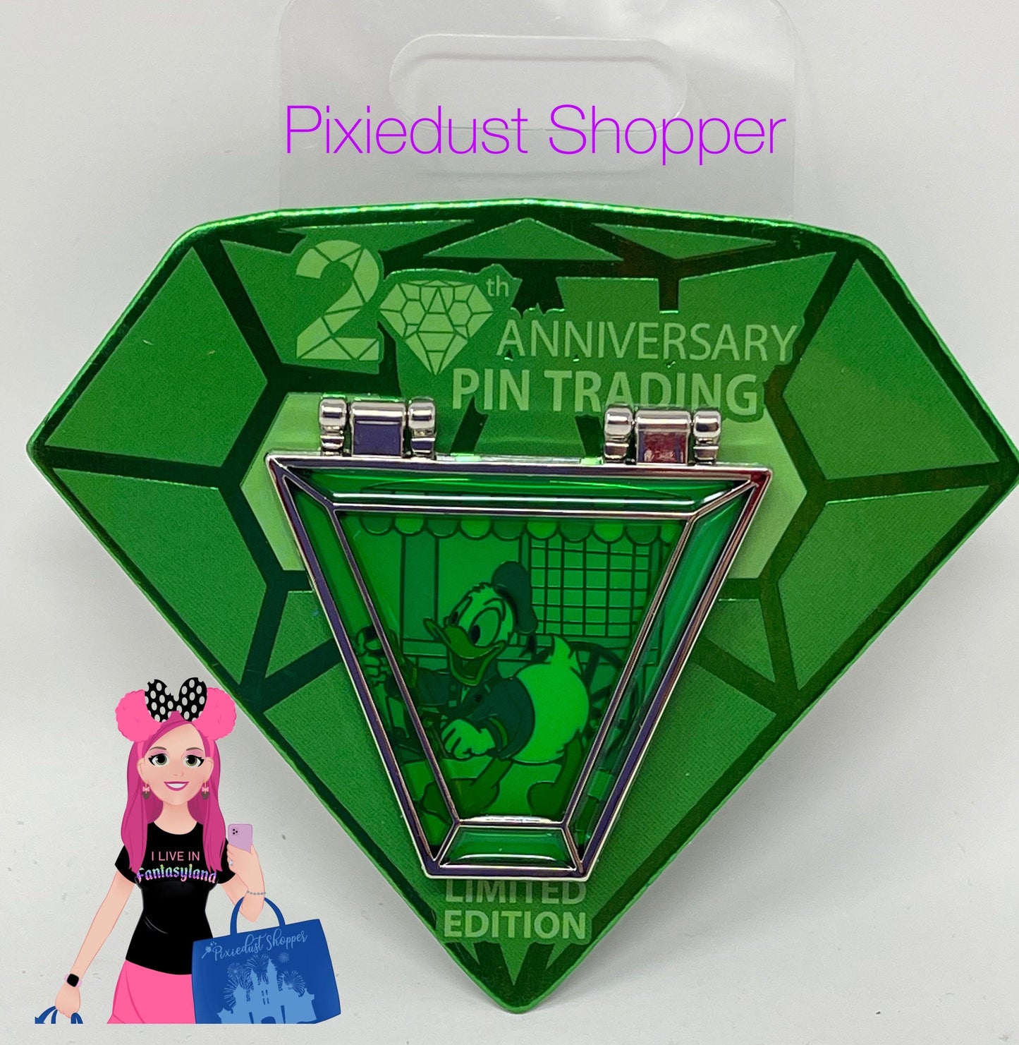 Disney Donald Duck 20 Years Pin Trading Limited Edition Pin - World of Treasures