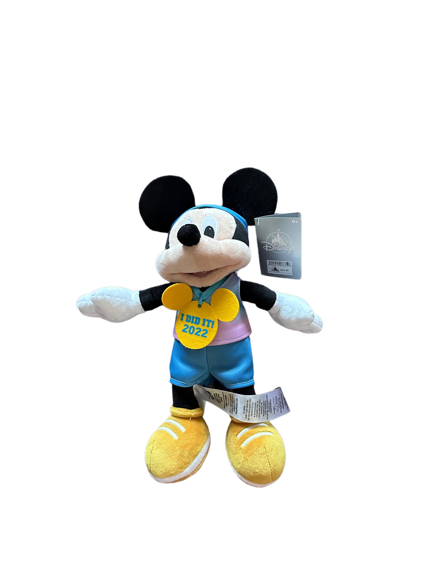 RunDisney Mickey I Did It Plush 2022