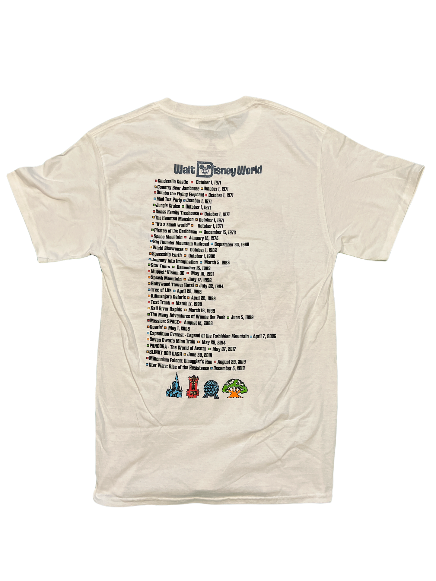 Opening Days T-Shirt for Men - Walt Disney World XXL RARE Retired