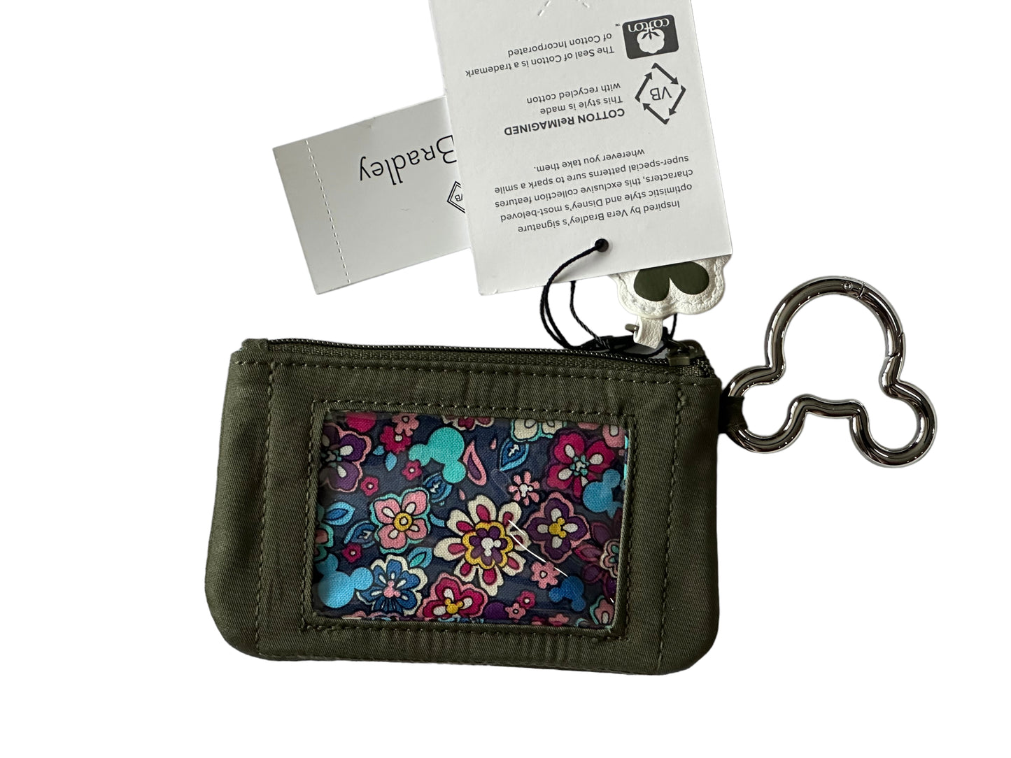 Disney Vera Bradley Sensational Donald Zip ID Case