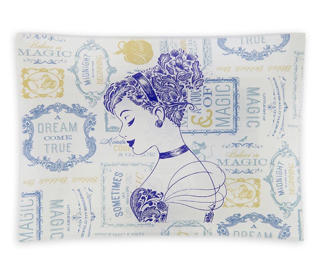 Disney Cinderella Elegant Trinket Dish Tray - World of Treasures
