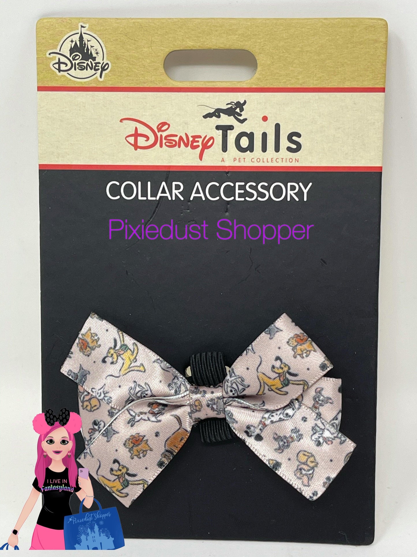 Disney Dogs Collar Bow Accessory - World of Treasures