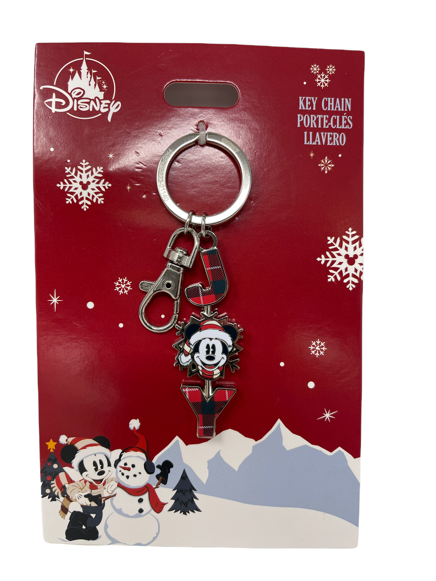 Disney “Joy” Mickey Keychain for Disney Christmas 2021